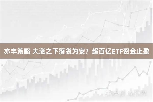 亦丰策略 大涨之下落袋为安？超百亿ETF资金止盈