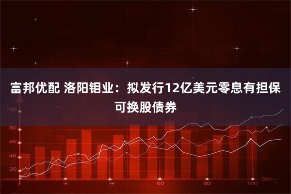 富邦优配 洛阳钼业：拟发行12亿美元零息有担保可换股债券