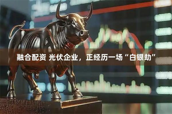 融合配资 光伏企业，正经历一场“白银劫”